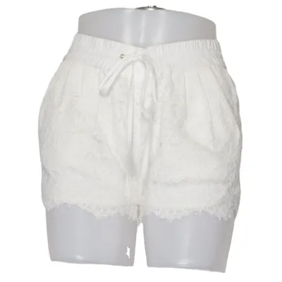 Korte broek (Wit) van Talking French Katoen, Elastaan, Nylon, Polyester