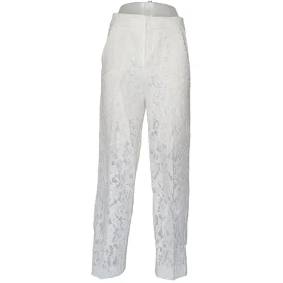 Bukser (Hvid) fra Zara Bomuld, Nylon