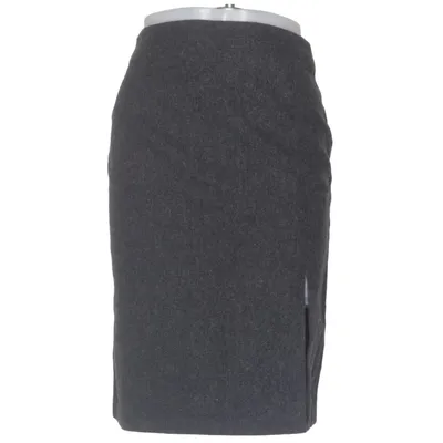 Jupe (Gris) de Lorsay Polyester, Laine