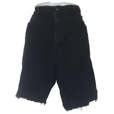 Denim shorts (Black) from Pearson Cotton, Elastane