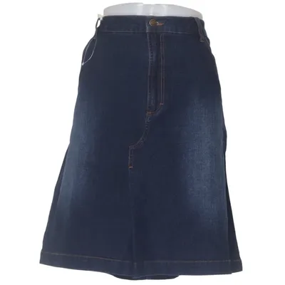 Jeansnederdel (Blå) fra John Baner Bomuld, Elastan, Polyester, Viscose