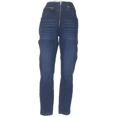 Spijkerbroek (Blauw) van Mandarin Katoen, Elastaan