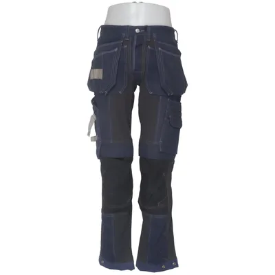 Work pants (Blue, Black) from Fristads Kansas Cotton, Polyester