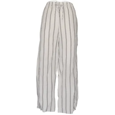 Pants (Beige, Black) from H&M Premium Quality Linen, Viscose