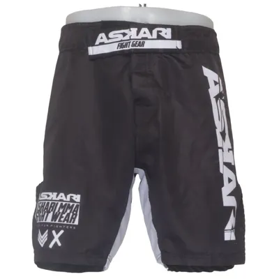 Kampsportsbyxor (Svart, Vit) från Askari Polyester