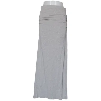 Långkjol (Grå) från Gina Tricot Elastan, Viskos