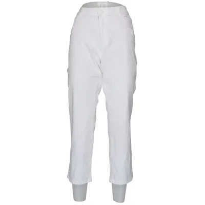 Pants (White) from Para Mi Cotton, Elastane, Lyocell