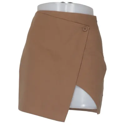 Omlottkjol (Brun) från Romee Strijd x NA-KD Elastan, Polyester, Viskos