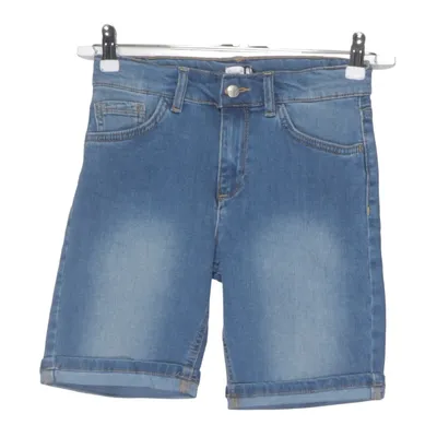 Short en jean (Bleu) de Sanetta Coton, Élasthane, Polyester