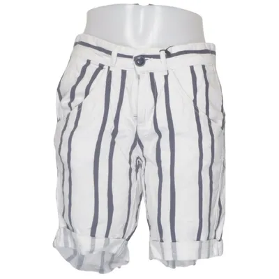 Shorts (White, Blue) from The Brand Linen, Viscose