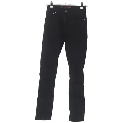 Spijkerbroek (Zwart) van Nudie Jeans Katoen, Elastaan