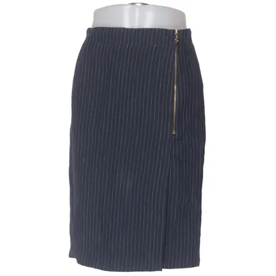 Jupe (Bleu) de Sônia Bogner Cupro, Lin
