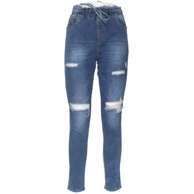 Jeans (Blå) fra Miss RJ Bomuld, Elastan, Polyester