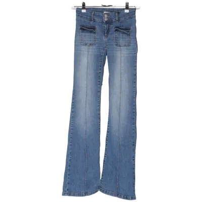 Jeans (Blå) fra Nelly Bomuld, Elastan, Polyester