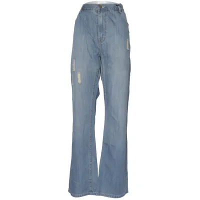 Spijkerbroek (Blauw) van D. Brand Katoen