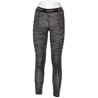 Sports tights (Green, Black) from CRW Elastane, Polyester