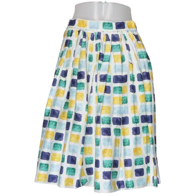 Kjol (Blå, Grön, Gul, Vit) från Collectif Vintage Bomull