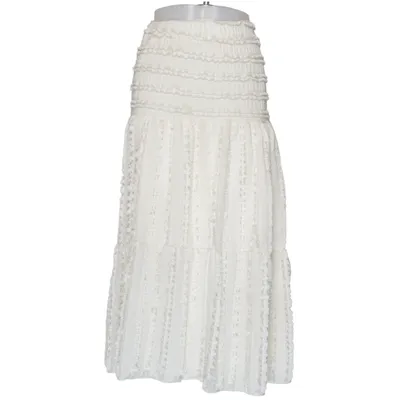 Maxi skirt (White) from Cherry Koko Elastane, Polyester