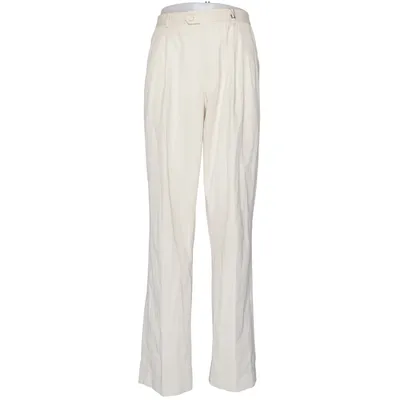 Chinos (Beige) from Conte of Florence Cotton, Polyester