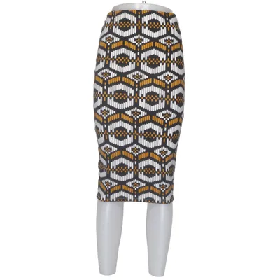 Jupe (Noir, Blanc, Marron) de Elsa Ekman Bik Bok Élasthane, Polyamide, Viscose