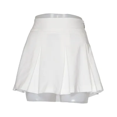 Kjol (Vit) från Bershka Elastan, Polyester, Viskos