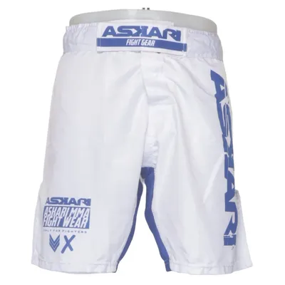 Kampsportsbyxor (Vit, Blå) från Askari Polyester