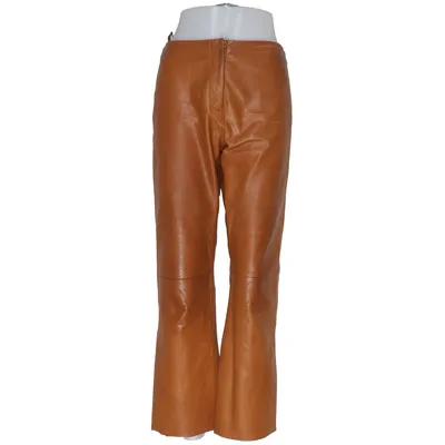Pantalon en cuir (Marron) de Luisa Cerano Cuir, Polyester