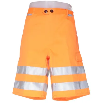 Work shorts (Orange, Silver) from Planam Cotton, Polyester