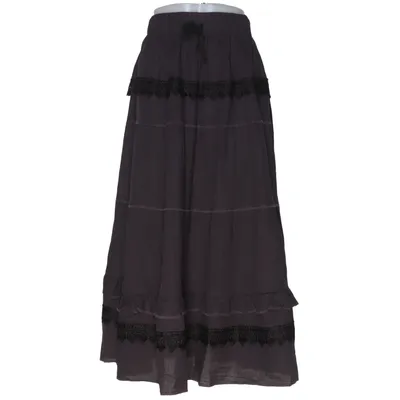Maxi skirt (Gray, Black) from Hängmatta Linen