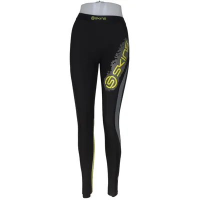Collants de sport (Noir, Jaune, Gris) de Skins