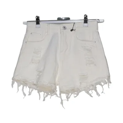 Jeansshorts (Vit) från Veraldo Bomull, Elastan