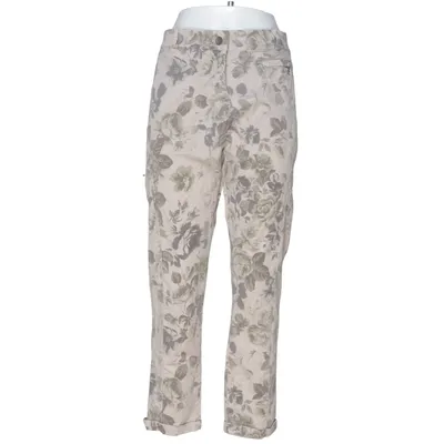 Broek (Beige, Meerkleurig) van Fracomina Katoen, Elastaan