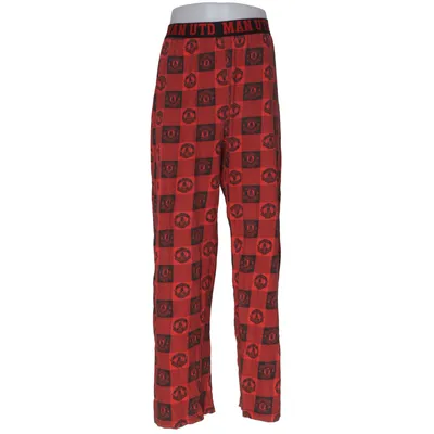 Pyjamasbukser (Rød, Sort) fra Manchester United Bomuld