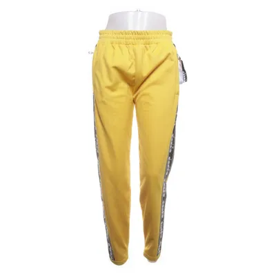 Trainingsbroek (Geel, Zwart, Wit) van Diadora Katoen, Polyester