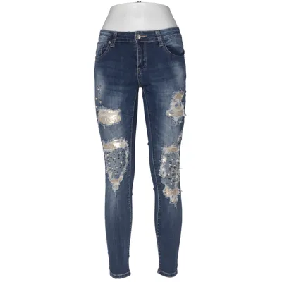 Spijkerbroek (Blauw) van Monday Katoen, Elastaan, Polyester, Viscose