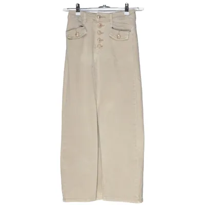 Jeanskjol (Brun) från Denim Life Bomull, Elastan