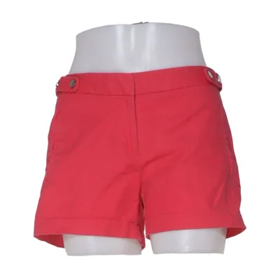 Short (Rouge) de Zara Basic Coton, Élasthane