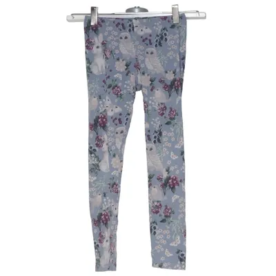 Leggings (Blue, Multicolored) from Lindex Kids Cotton, Elastane