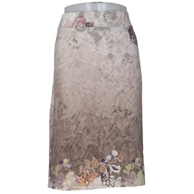 Skirt (Beige, Multicolored) from Container Elastane, Viscose