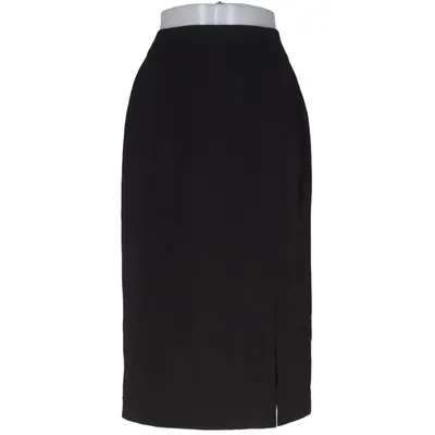 Kokerrok (Zwart) van Collection Polyester, Viscose