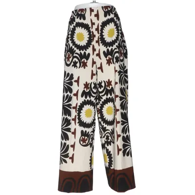 Palazzo pants (White, Black, Brown) from Zara Elastane, Polyester
