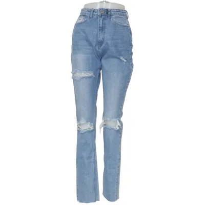 Spijkerbroek (Blauw) van Missguided Tall Katoen, Polyester