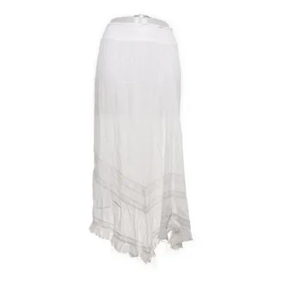 Långkjol (Vit) från Urban Outfitters Viskos