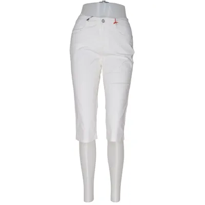 Three-quarter pants (White) from Ascari Cotton, Elastane