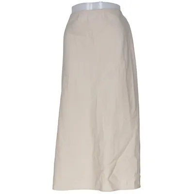 Maxi nederdel (Beige) fra Uniqlo Elastan, Linned, Polyester, Viscose