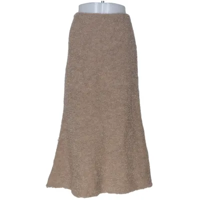 Långkjol (Beige) från Arket Polyamid, Ull