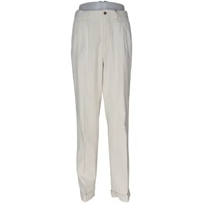 Corduroy broek (Wit) van Berg & Berg Katoen