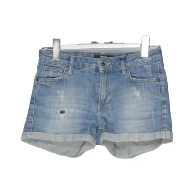 Short en jean (Bleu) de Heart Quake Coton, Élasthane