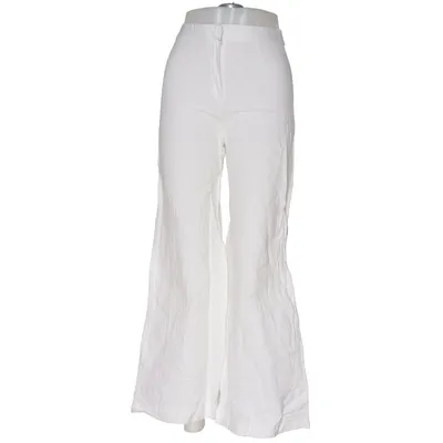 Palazzobukser (Hvid) fra H&M Premium Quality Linned, Viscose