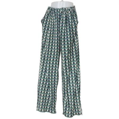 Pants (Green, Multicolored) from Friful Polyester